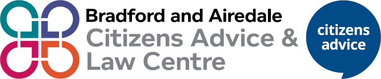 Bradford and Airedale Citizens Advice & Law Centre logo.